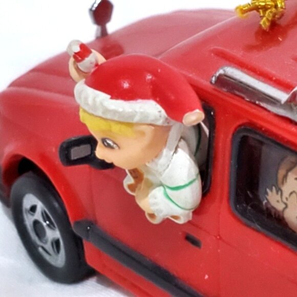 Enesco MOM'S TAXI Christmas Ornament Campbells Soup Kids in car windows DAMAGED - Picture 6 of 11